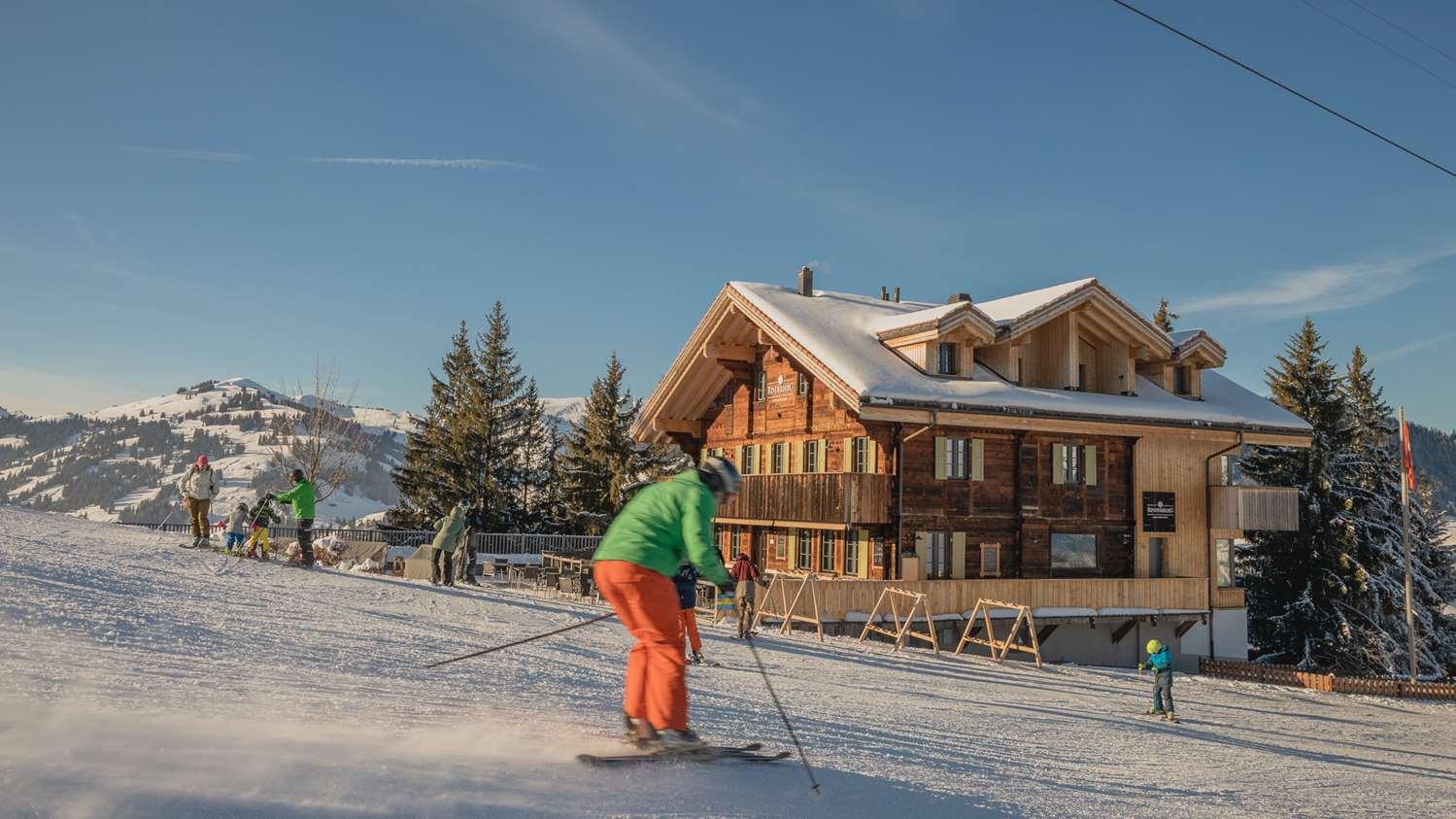 Rinderberg Swiss Alpine Lodge Zweisimmen Ngoại thất bức ảnh