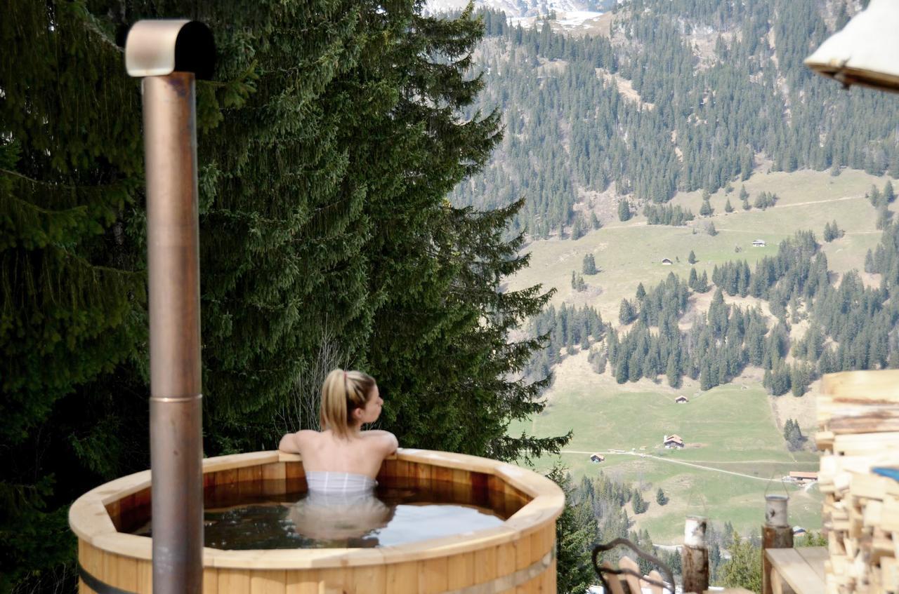 Rinderberg Swiss Alpine Lodge Zweisimmen Ngoại thất bức ảnh