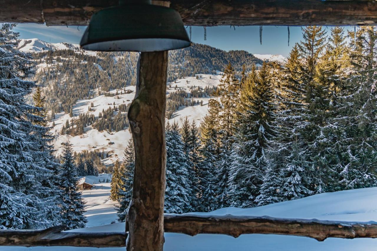 Rinderberg Swiss Alpine Lodge Zweisimmen Ngoại thất bức ảnh